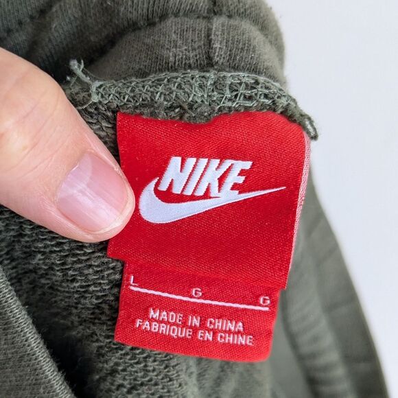 Nike Air Green Fleece Joggers Men's Size Large - Picture 7 of 10